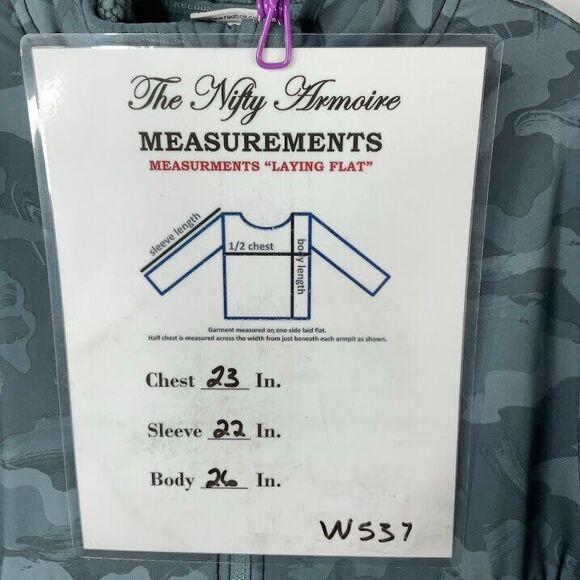 Reebok Womens Large Super Soft Gravity Medium Weight Camo Sherpa Jacket Grey - Picture 7 of 8